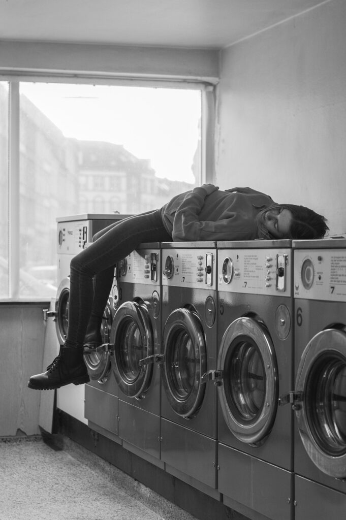 girl, sleep, washing machine, laundry room, tired, relaxing, atmosphere, person, sleeping, aarhus, washing machine, washing machine, laundry room, laundry room, laundry room, laundry room, laundry room
